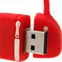 Halterrego Sac à main Rouge 4 Go - Clé USB 2.0