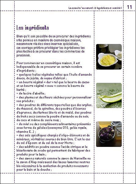La cosmeto au naturel