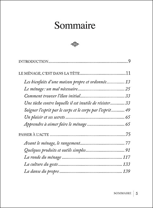 Faire le ménage chez soi, faire le ménage en soi