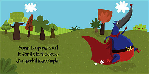 Super loup et les trois petits cochons