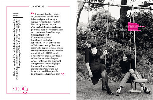 L'officiel de la mode et de la couture de Paris - It girl !