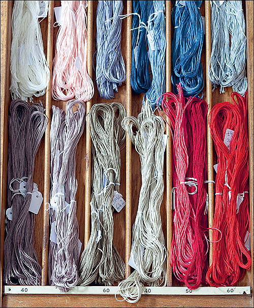ABC textiles au point de croix