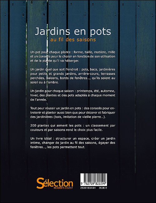Jardins en pots au fil des saisons