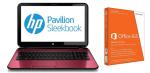 HP 15B-154sf 15 6 rouge + Offi