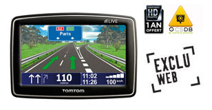 GPS TomTom XL Live - Europe + 12 mois de Services Live offerts