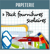 Pack fournitures scolaires