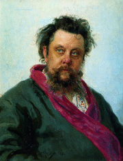 Portrait de Modest Petrovitch Moussorgski