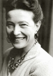 Portrait de Simone de Beauvoir