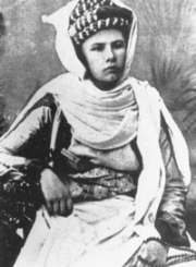 Portrait de Isabelle Eberhardt