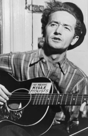 Portrait de Woody Guthrie