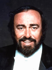 Portrait de Luciano Pavarotti
