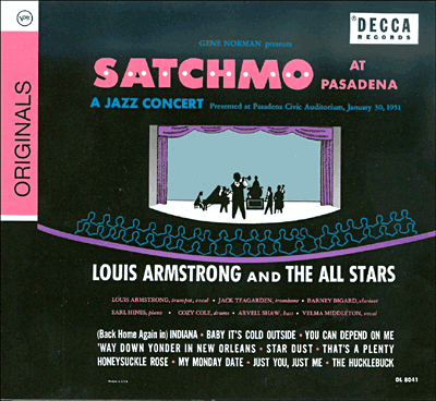 Louis Armstrong&nbsp;-&nbsp;Satchmo at Pasadena