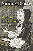 Madame du Deffand&nbsp;-&nbsp;Charles-Augustin Sainte-Beuve