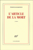 L'article de la mort&nbsp;-&nbsp;Etienne de Montety