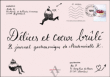 Délices et coeur brûlé&nbsp;-&nbsp;Vanessa K., Philippe Vaurès-Santamaria, Muni