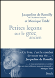 Petites leçons sur le grec ancien&nbsp;-&nbsp;Jacqueline de Romilly, Monique Trédé