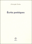 Ecrits poétiques&nbsp;-&nbsp;Christophe Tarkos