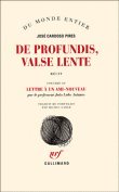 De profondis, valse lente&nbsp;-&nbsp;José Cardoso Pires