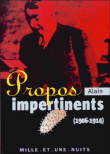 Propos impertinents&nbsp;-&nbsp;Alain