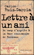 Lettre � un ami