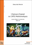 L'épreuve d'exposé au Capes Mathématiques&nbsp;-&nbsp;Dany-Jack Mercier