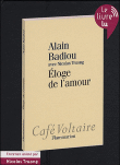 L'éloge de l'amour&nbsp;-&nbsp;Alain Badiou, Nicolas Truong