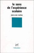 Sens de l'experience scolaire entre activite et subjectivite