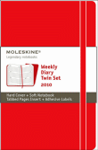 Agenda twinset semainier rouge