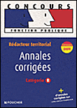 Annales corrigées 2008 rédacteur territorial, catégorie B&nbsp;-&nbsp;M. Langeraert