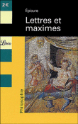 Lettre et maximes&nbsp;-&nbsp;Epicure