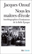 Nous les maitres d'ecole