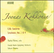 Joonas Kokkonen&nbsp;-&nbsp;Concerto pour violoncelle - Symphonies n.3 & 4