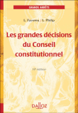 Les grandes décisions du Conseil constitutionnel&nbsp;-&nbsp;Collectif