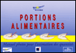 Portions alimentaires