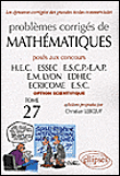 Problèmes corrigés de mathématiques HEC 2006-2007 option scientifique&nbsp;-&nbsp;Christian Leboeuf