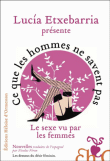 Ce que les hommes ne savent pas&nbsp;-&nbsp;Lucia Etxebarria