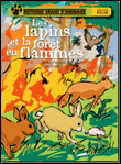 Les lapins et la forêt en flammes