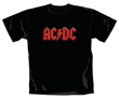 AC/DC&nbsp;-&nbsp;Tee-shirt Red logo - Taille large
