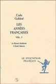 Les années françaises&nbsp;-&nbsp;Carlo Goldoni