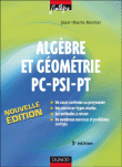 Algèbre et Géométrie PC-PSI-PT&nbsp;-&nbsp;Jean-Marie Monier