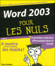 Word 2003 pour les nuls&nbsp;-&nbsp;Dan Gookin