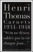 Carnets 1934-1948&nbsp;-&nbsp;Henri Thomas