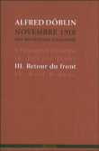 Retour du front&nbsp;-&nbsp;Alfred Döblin