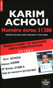 Numéro écrou 31208&nbsp;-&nbsp;Karim Achoui
