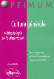 Méthodologie de la dissertation de culture générale&nbsp;-&nbsp;Alexis Chabot