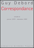 Correspondance&nbsp;-&nbsp;Guy Debord