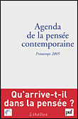 Agenda de la pensée contemporaine&nbsp;-&nbsp;François Jullien