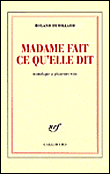 Madame fait ce qu'elle dit&nbsp;-&nbsp;R. Dubillard