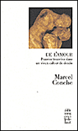De l'amour&nbsp;-&nbsp;Marcel Conche