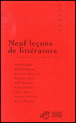 Neuf leçons de littérature&nbsp;-&nbsp;Collectif
